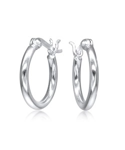 Classic Silver Hoop Earring HO-1747